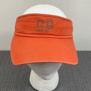 Gap Visor Size M/L Orange Navy Sun Cap Golf Tennis Adjustable Strapback Cap